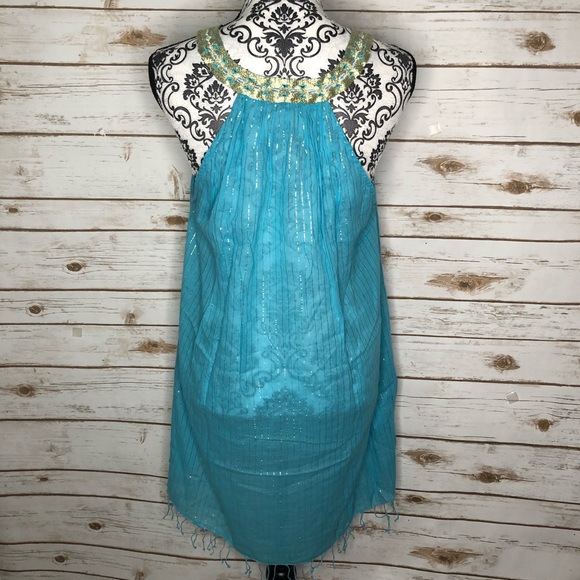 Calypso St. Barth | Turquoise Gold Embroidered - Picture 3 of 8